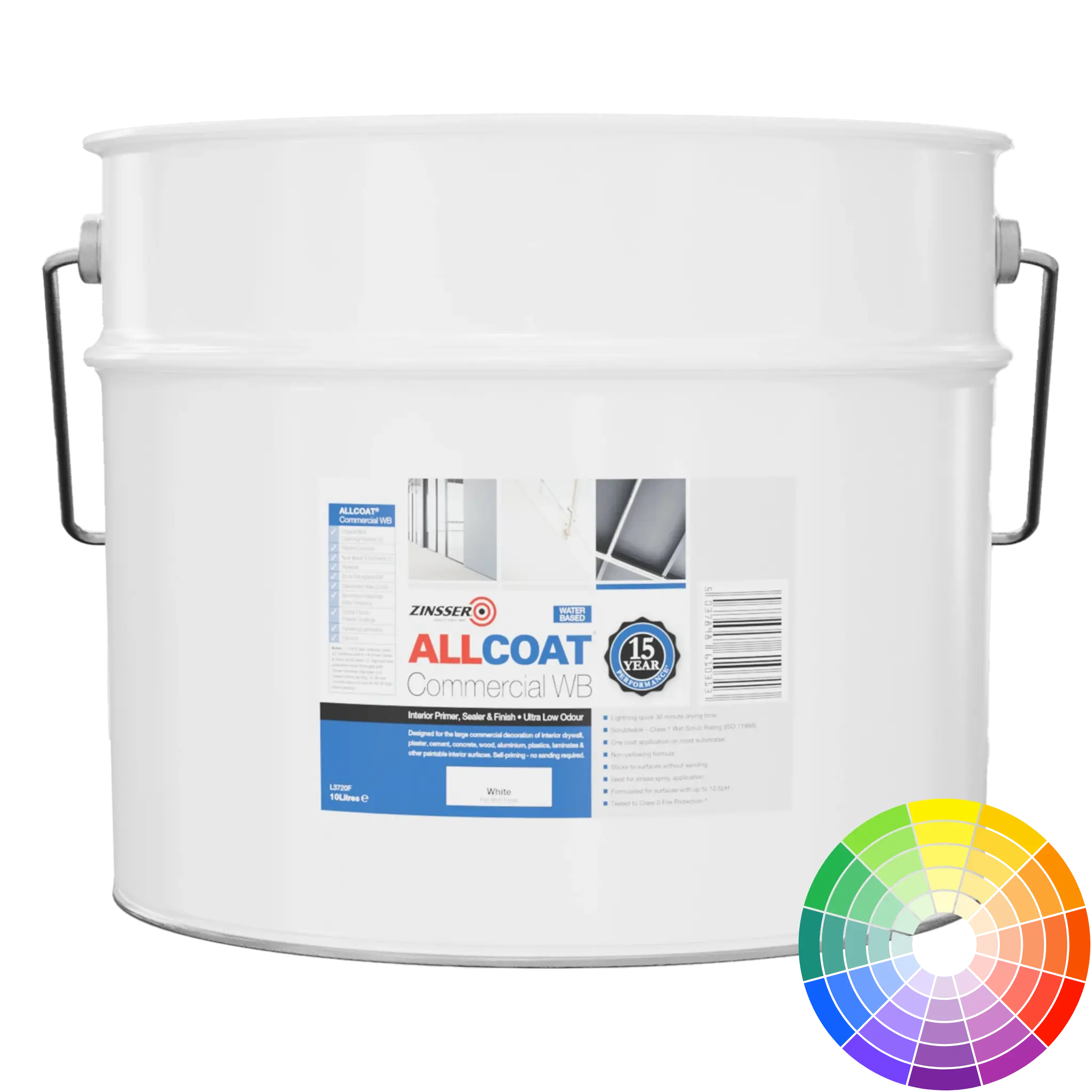 Zinsser AllCoat Commercial – Water-Based Interior Paint & Primer ...