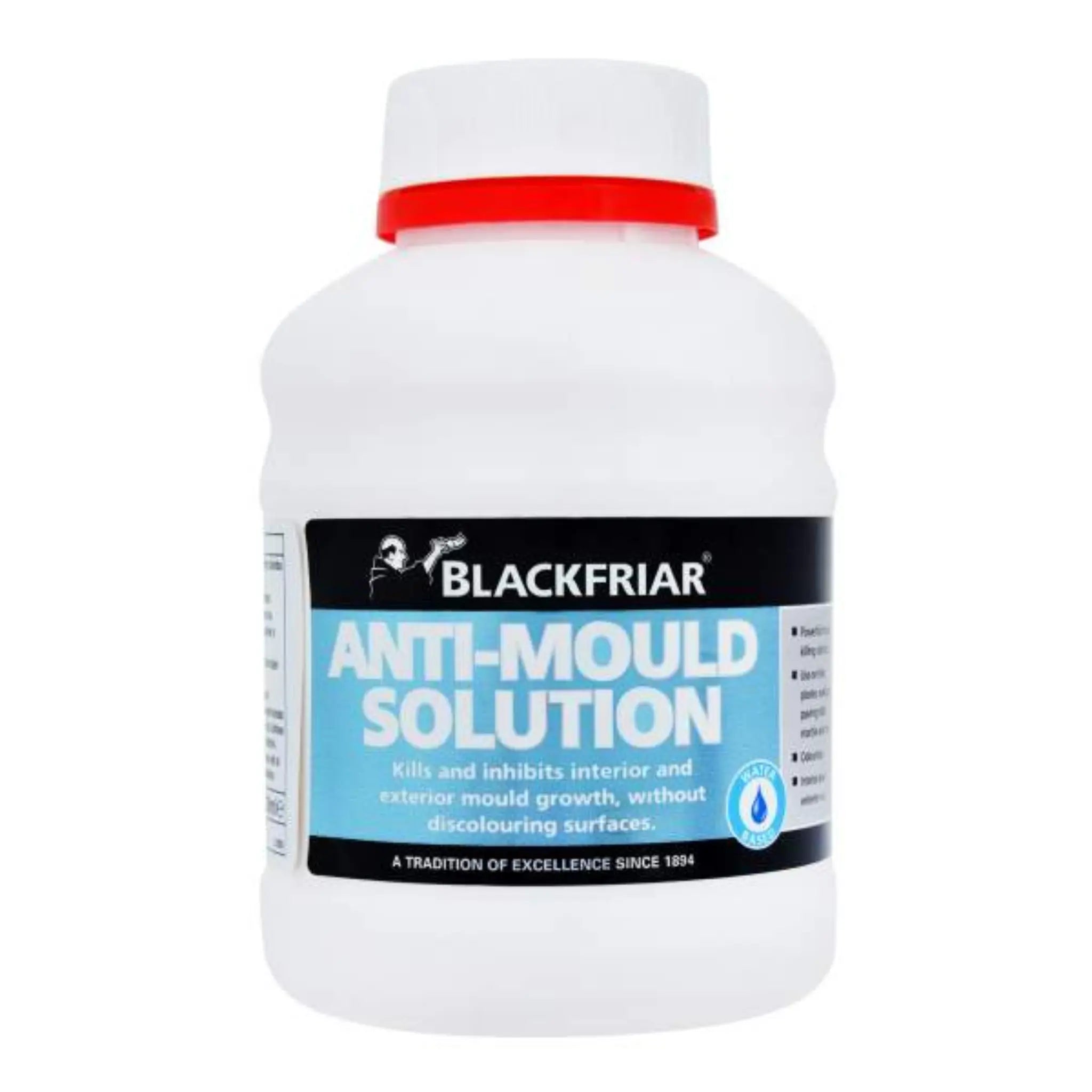 Produktbild von Blackfriar Anti-Climb Schwarzlack – Nicht Trocknend, Rutschige Beschichtung Gegen Vandalismus, 1L