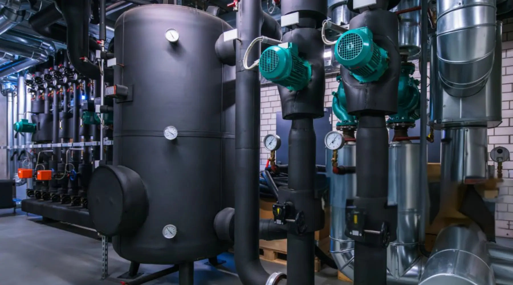 Apexior Painted on a boiler in Black