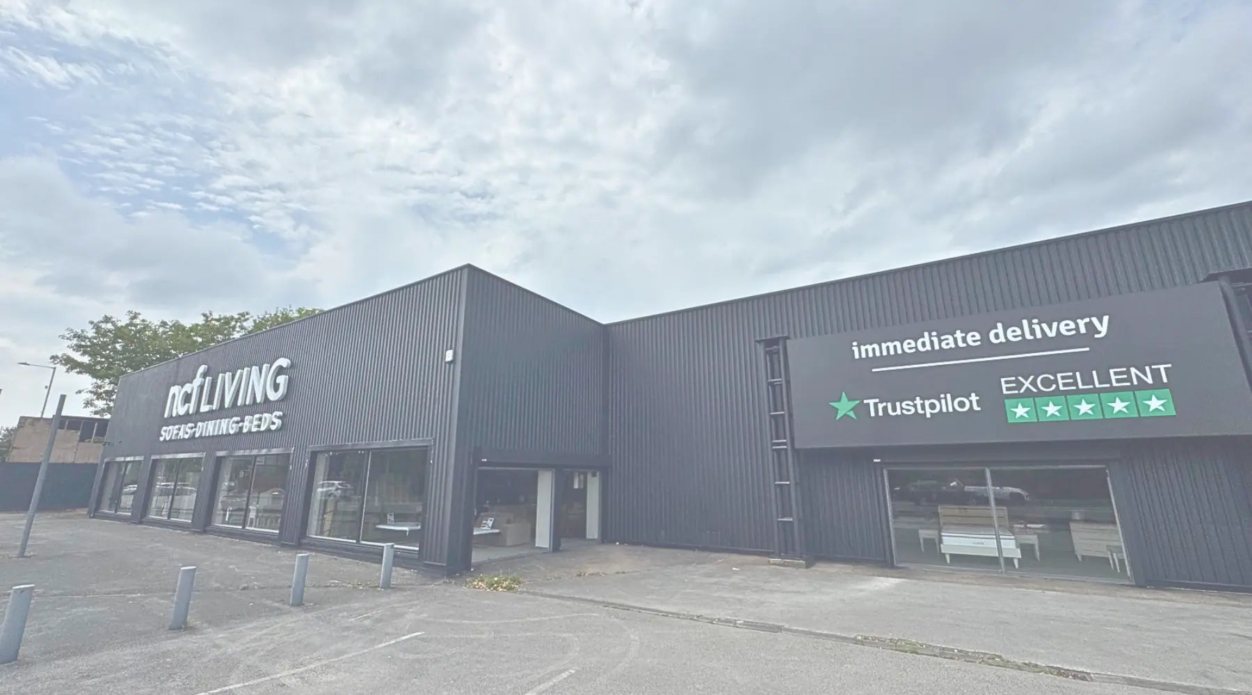 Black AndCoat Cladding Paint on industrial cladding