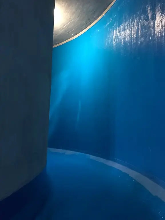 High Level Concrete Storage Water Tank - Lined with Acothane DW Drinking Water paint