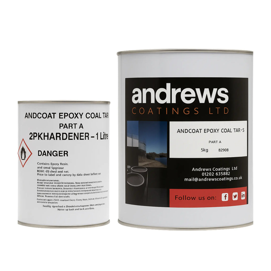 AndCoat Coal Tar Epoxy tin image on a plain white background