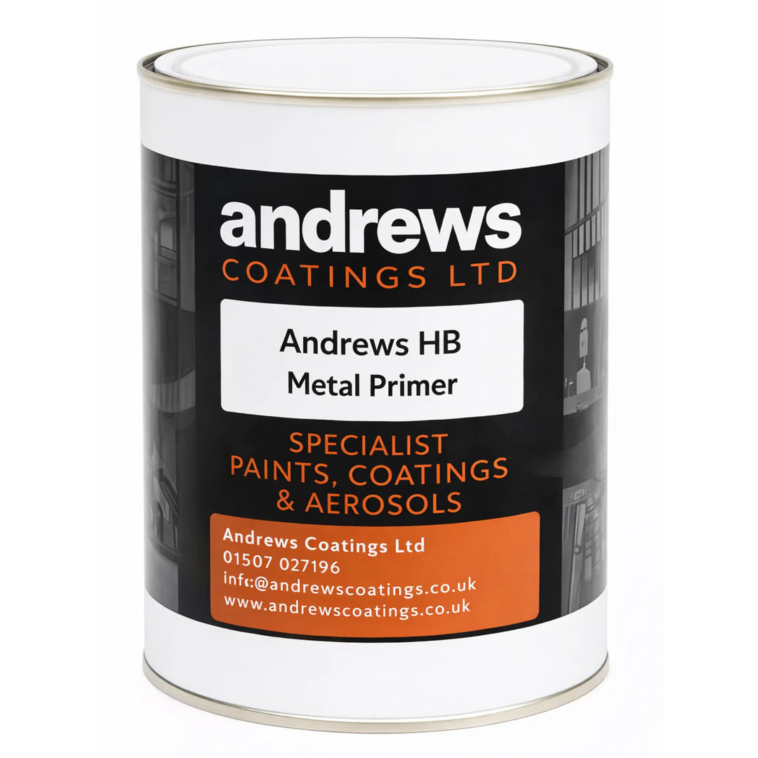 Andrews HB Metal Primer Tin image on a white background