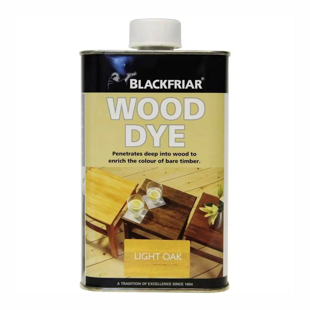 Blackfriar Wood Dye tin image on a white background