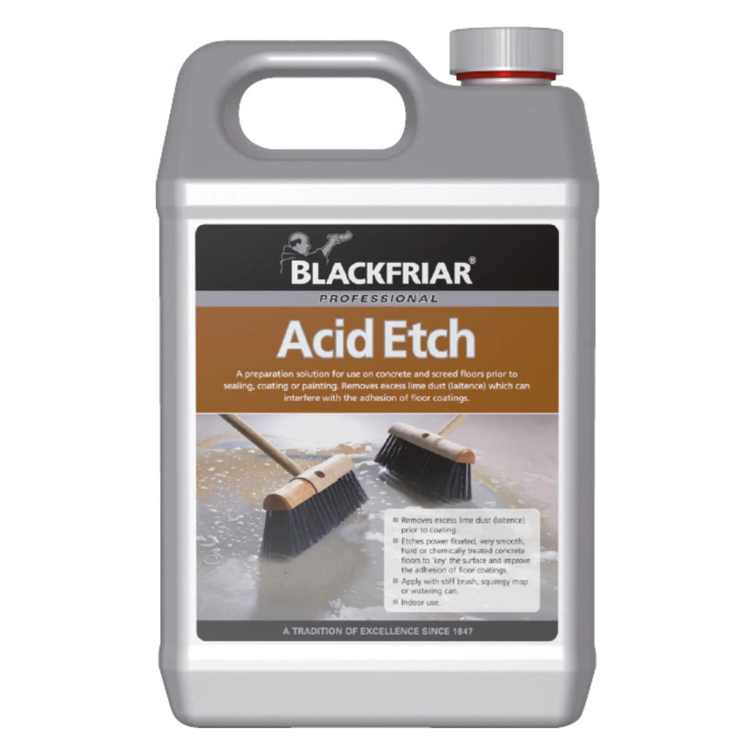 Blackfriar Acid Etch product container on a white background
