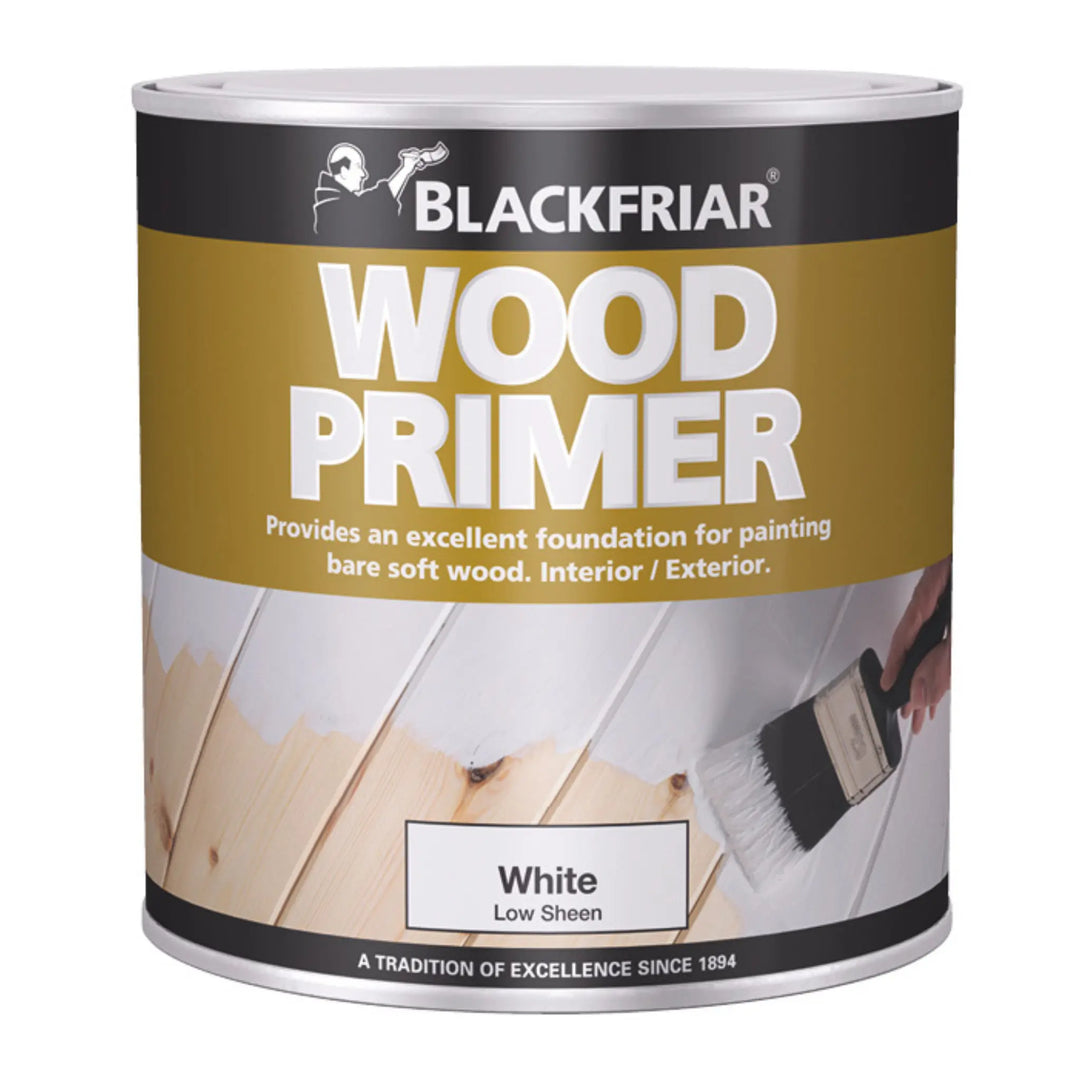 Blackfriar Wood Primer can with label on a white background