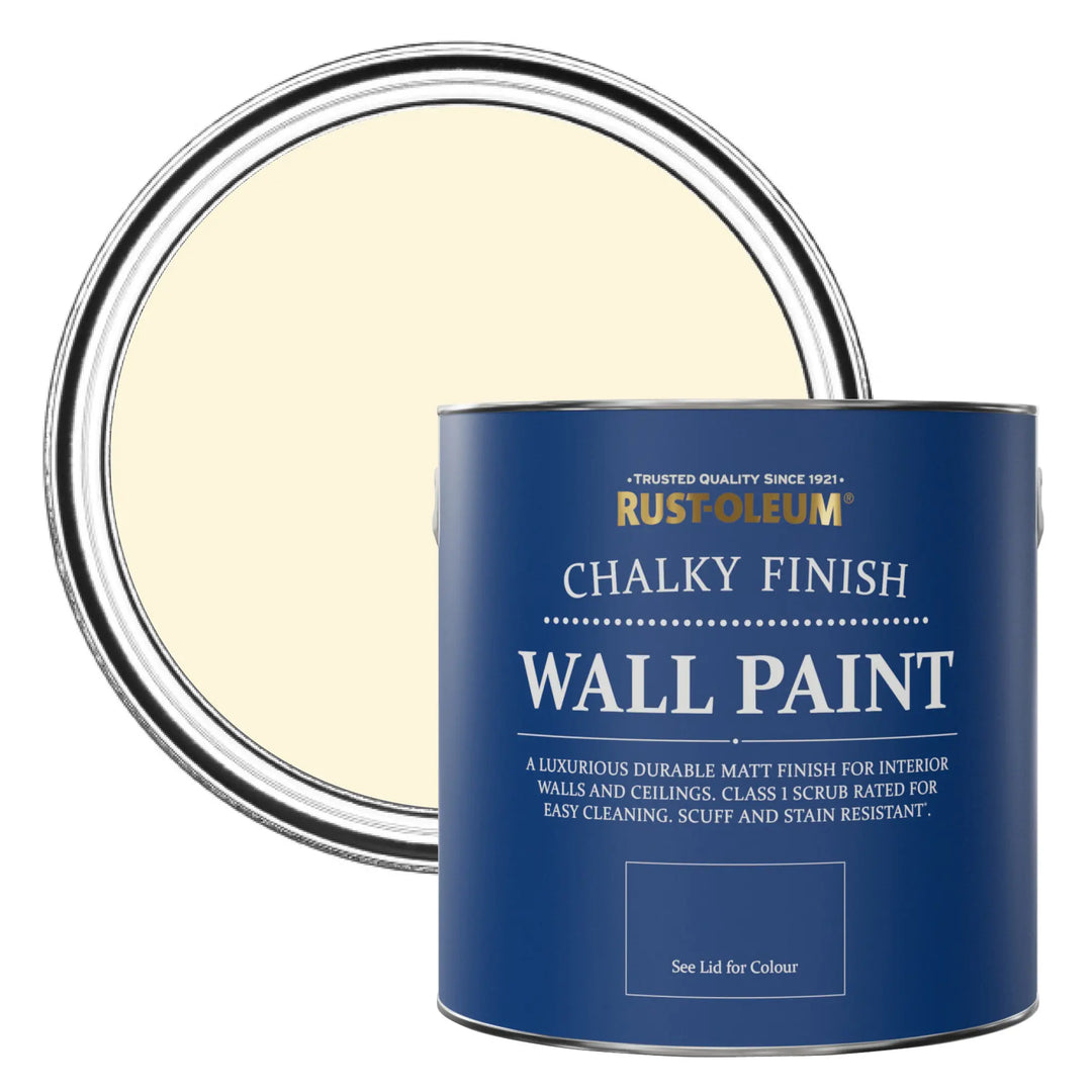 Chalky Wall Paint Can Swatch - Clotted Cream