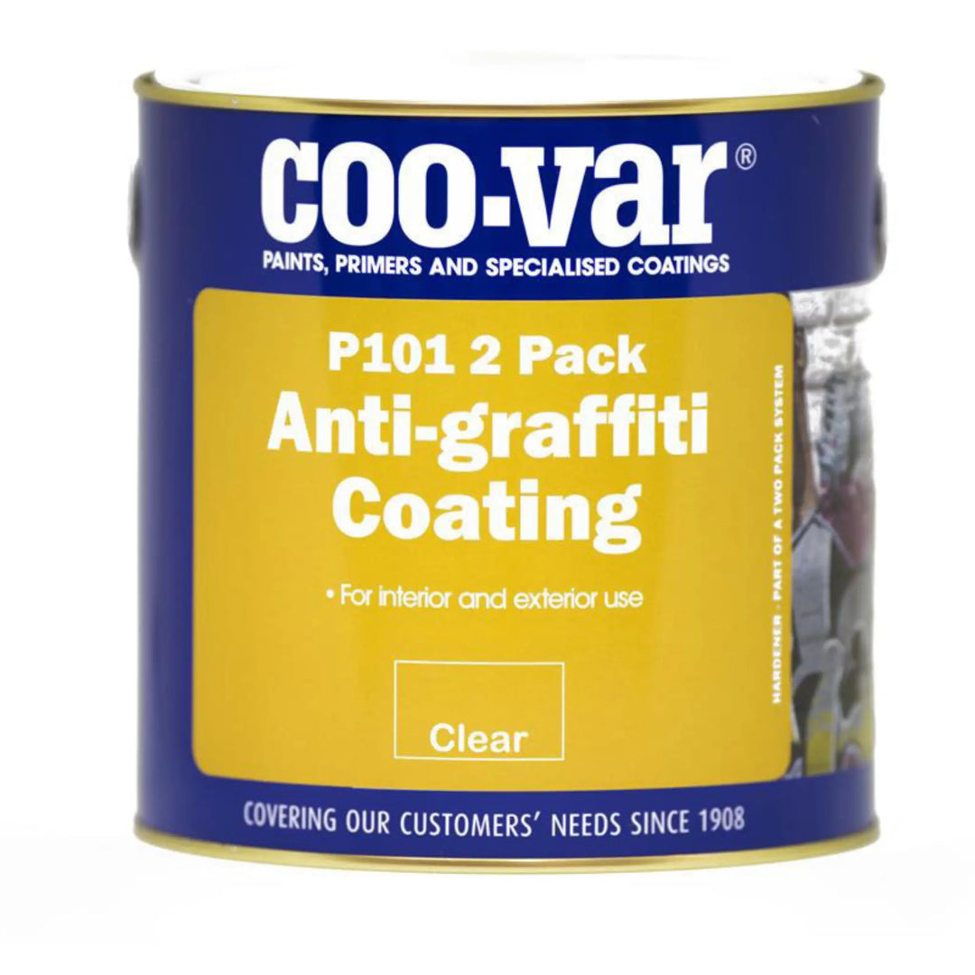 Coo-Var P101 2 Pack Anti-Graffiti Coating can on a white background