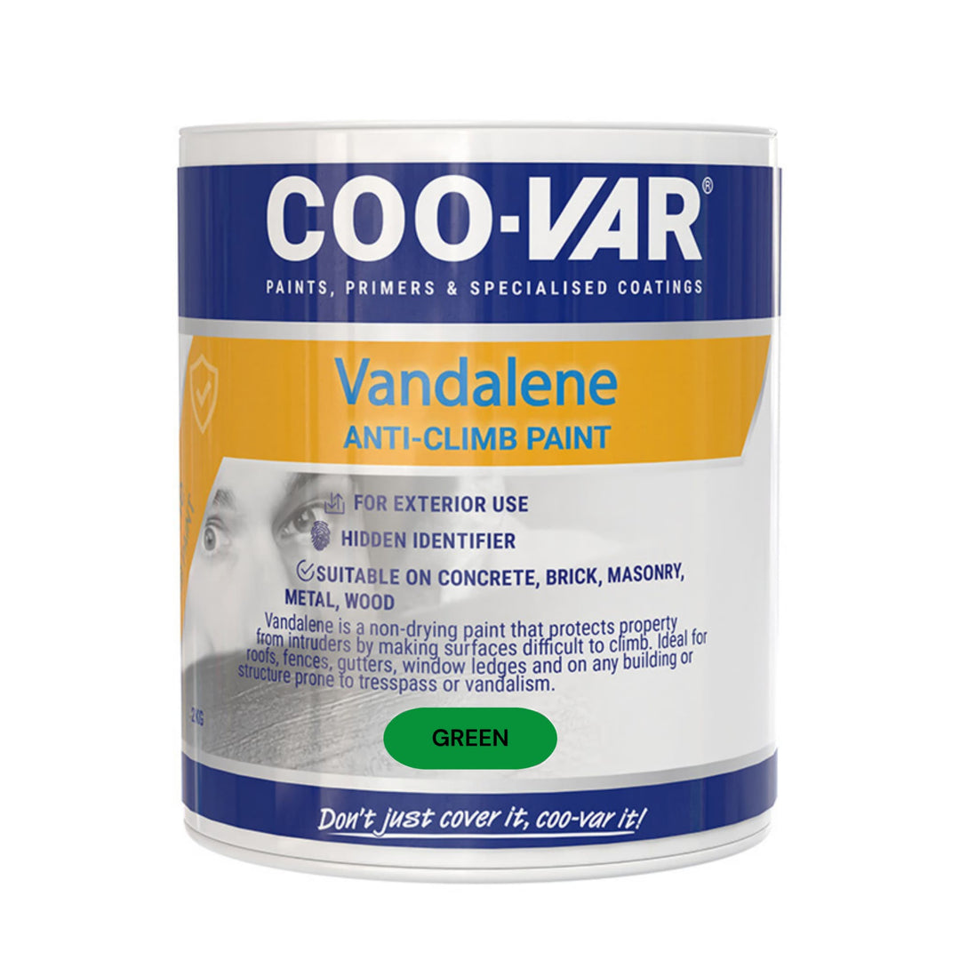 Coo-Var Vandalene Anti-Climb Paint can on a white background