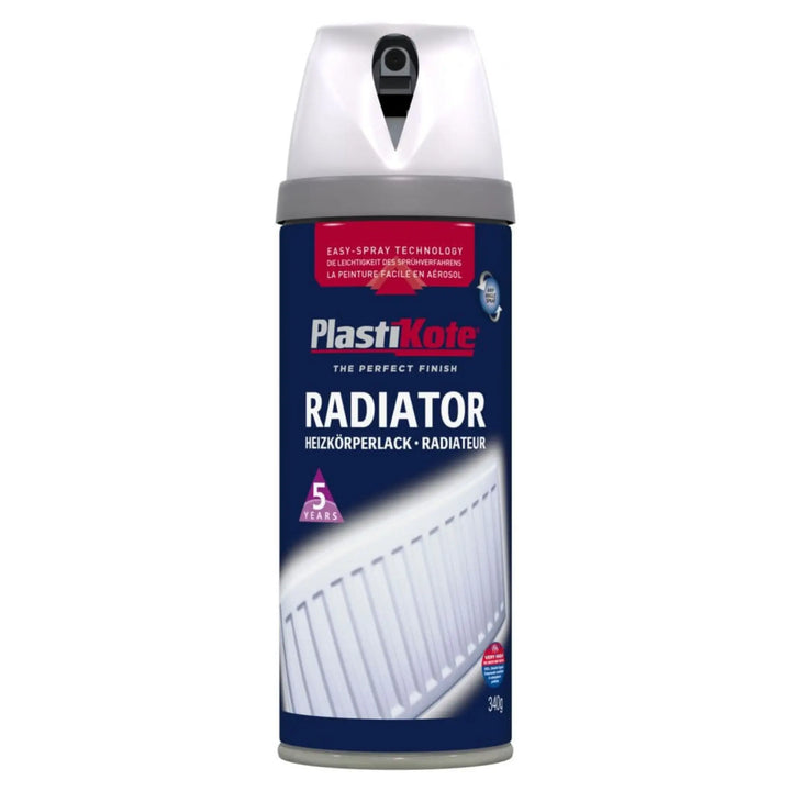 Plastikote Twist & Spray Radiator Gloss White - 400ml