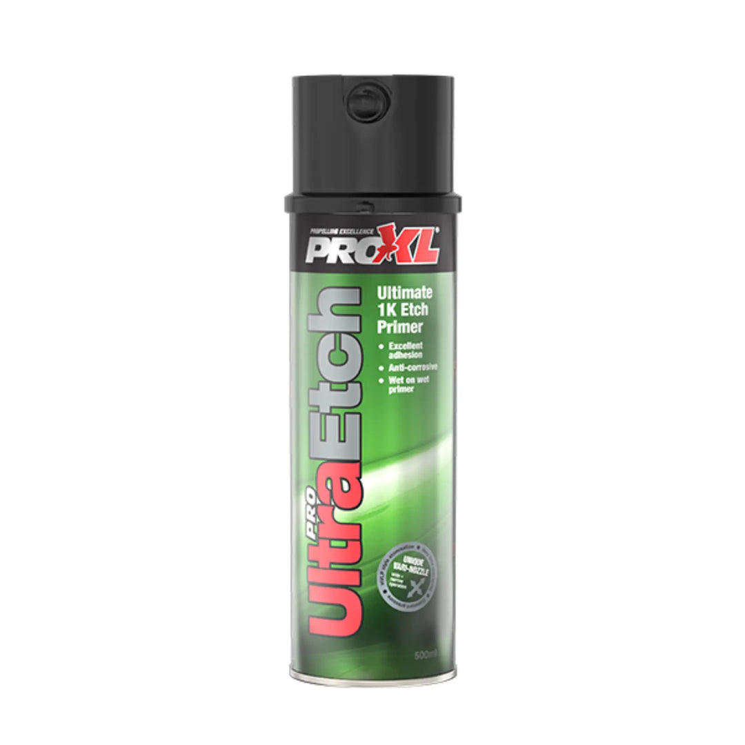 Pro XL Ultra Etch spray can on a white background