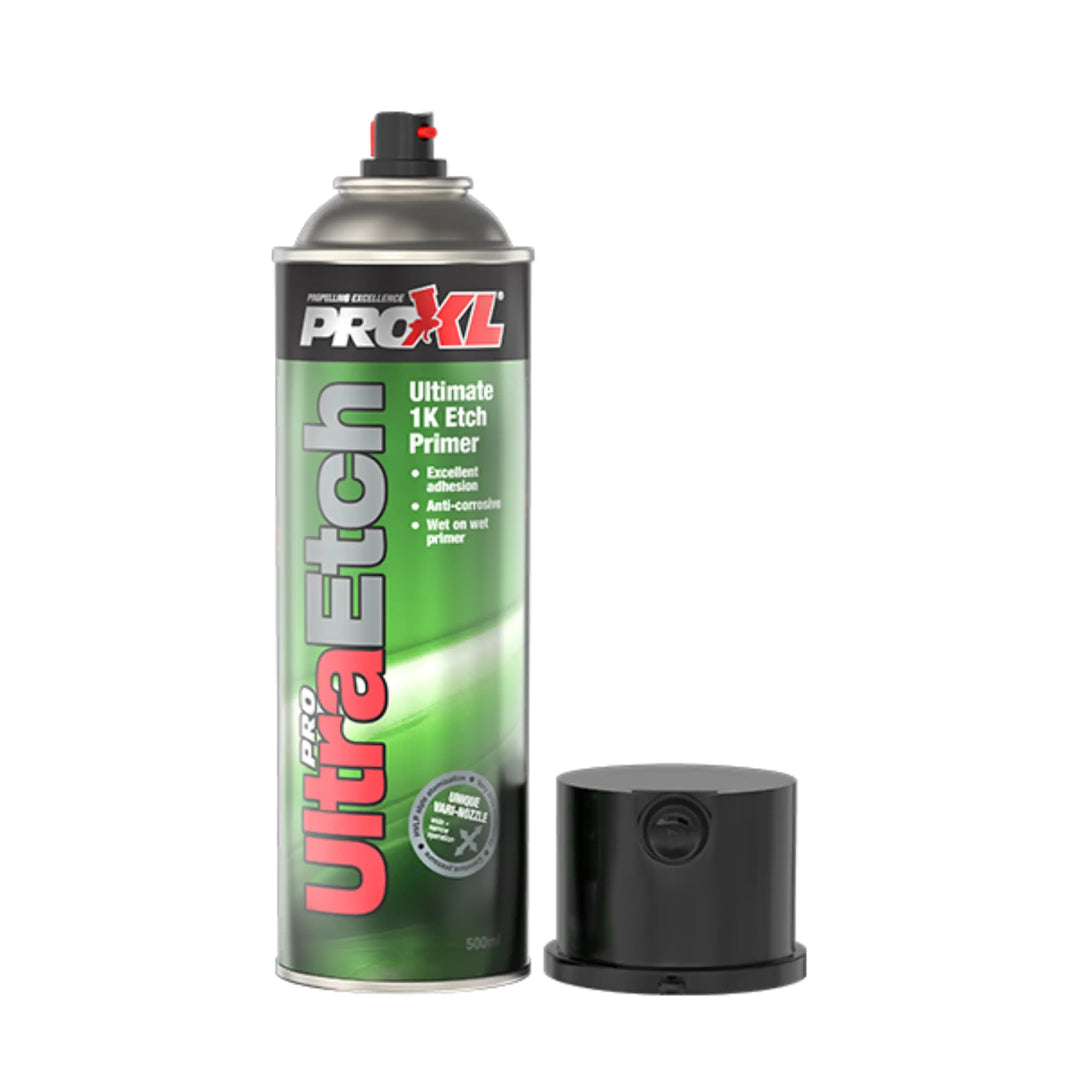 Pro XL Ultra Etch spray can on a white background