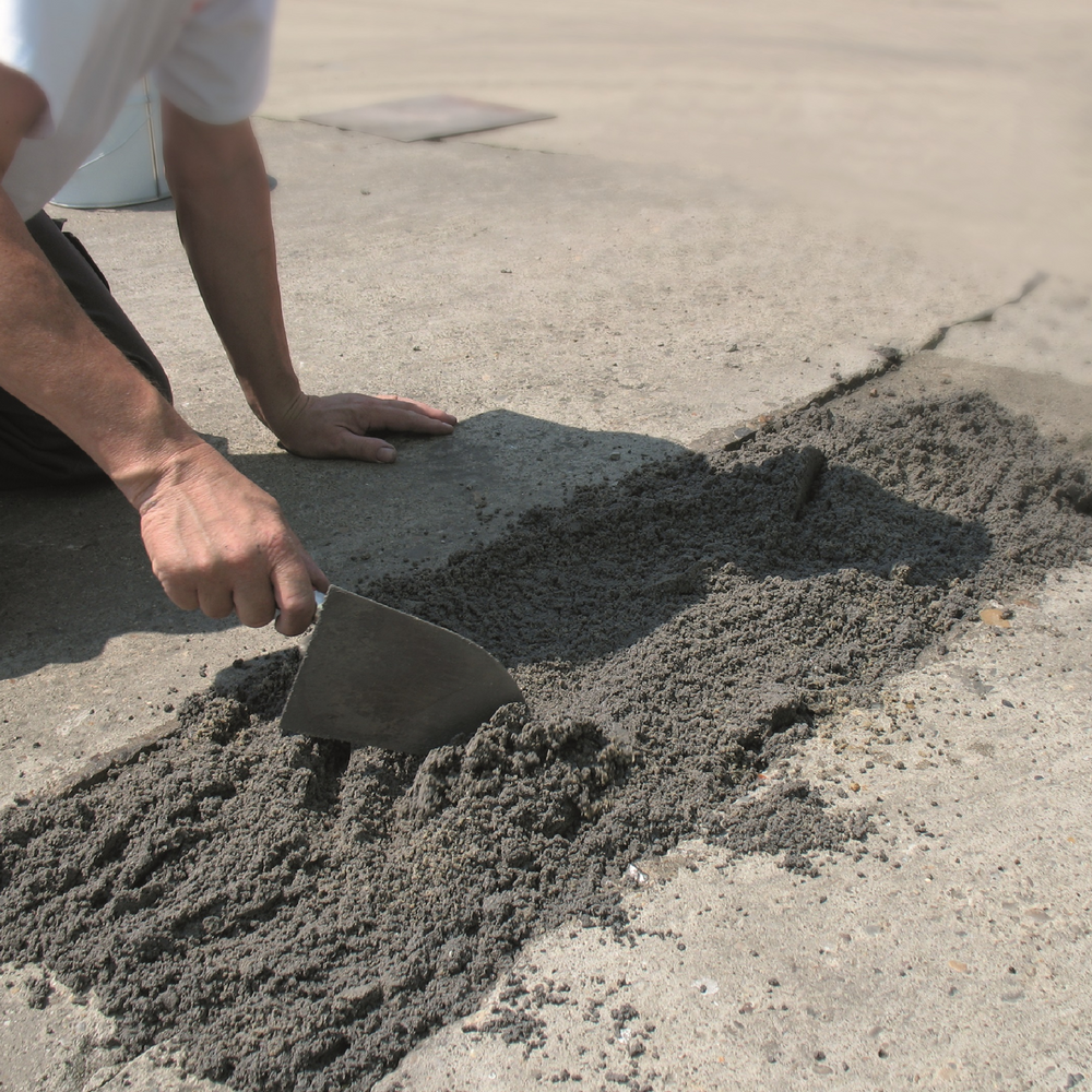 Rust-Oleum 5190 Epoxy Repair Mortar Deep Fill  in use