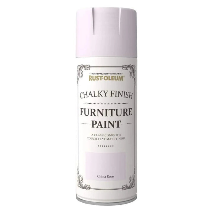 Can of Rust-Oleum Chalky Finish Furniture Paint on a white background
