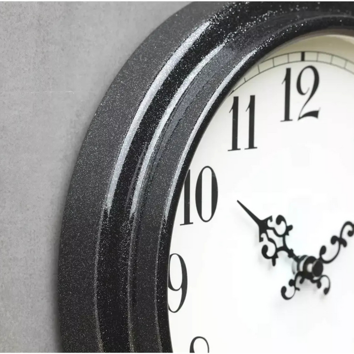 Rust-Oleum Glitter Aerosol Silver applied