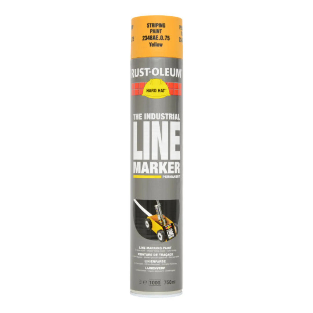 Rust-Oleum line marker can on a white background