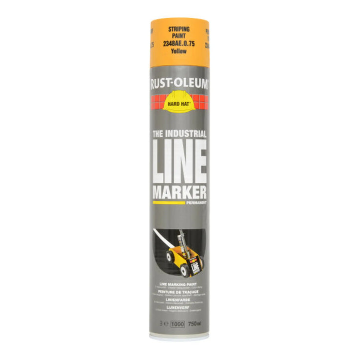 Rust-Oleum line marker can on a white background