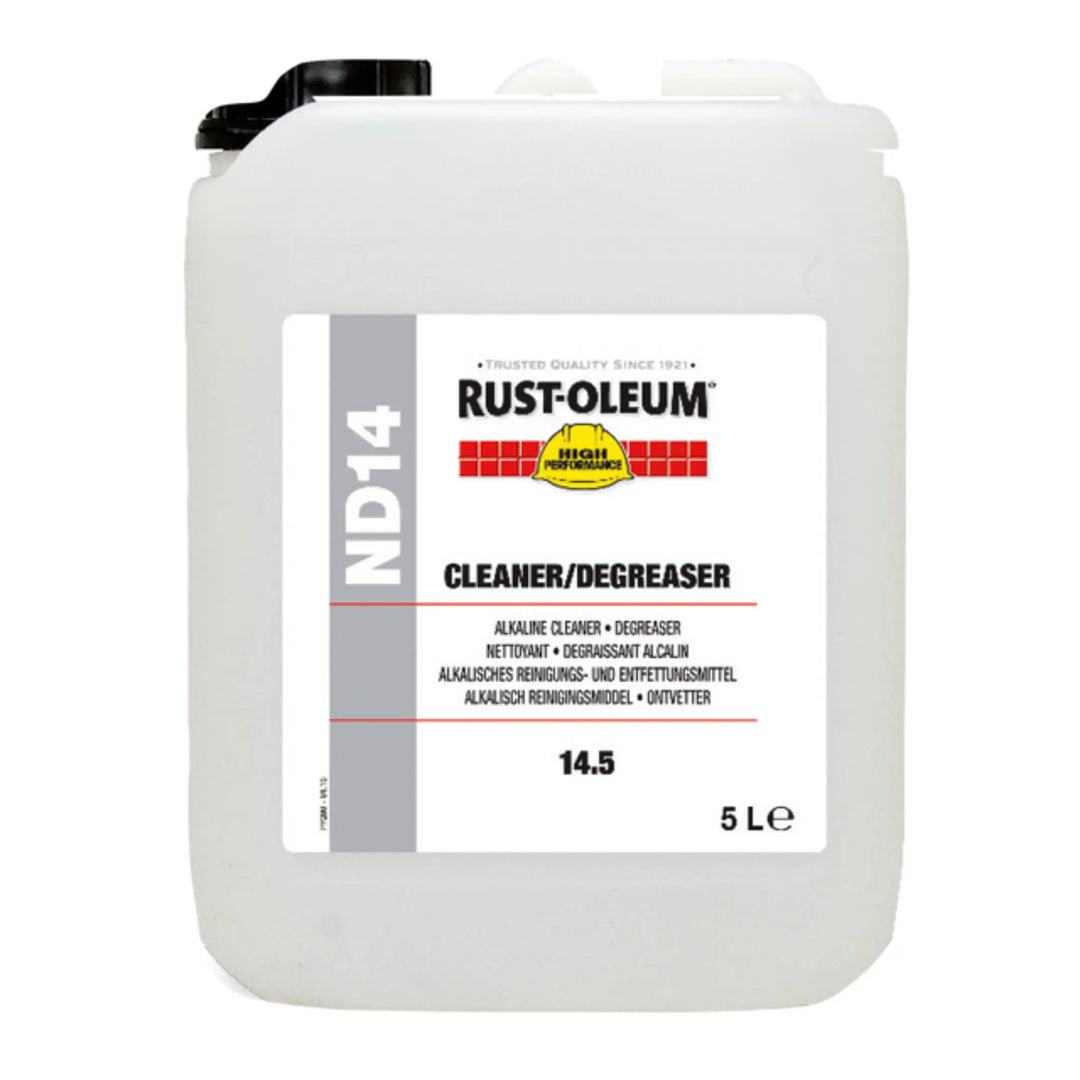 Rust-Oleum cleaner/degreaser container on a white background