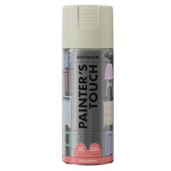 Rust-Oleum Painter's Touch spray paint can on a white background