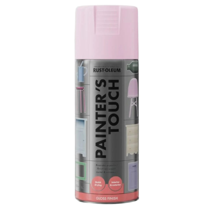 Rust-Oleum Painters Touch Candy Pink on a white background