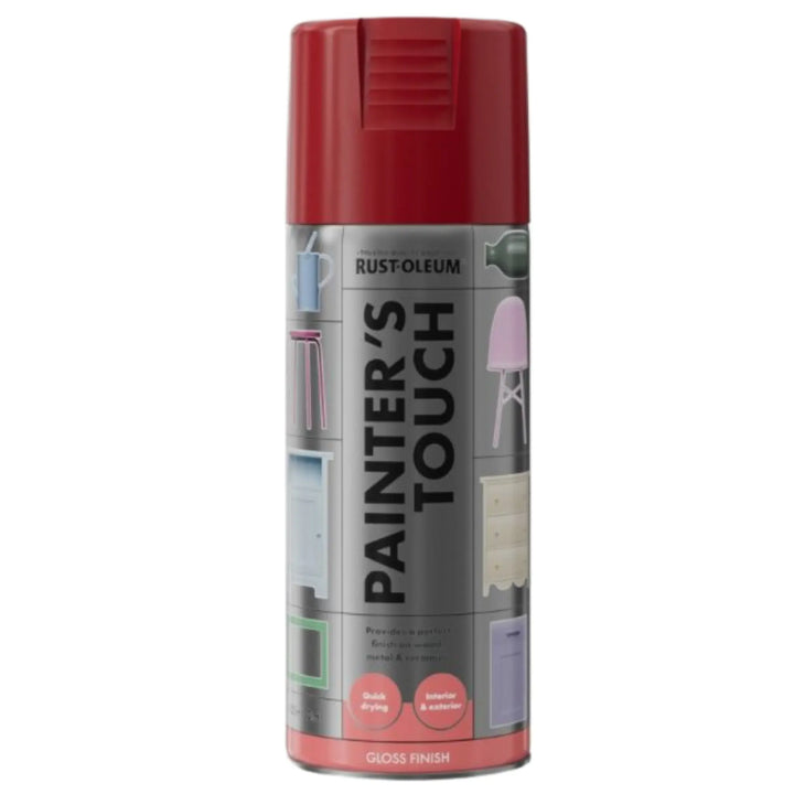 Rust-Oleum Painter's Touch spray paint can on a white background