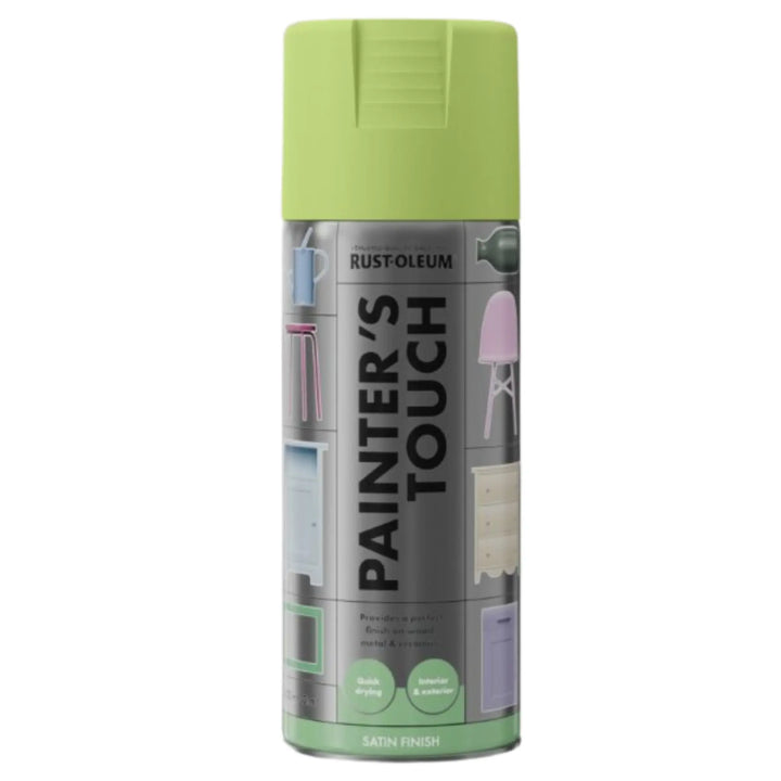 Rust-Oleum Painter's Touch spray paint can on a white background