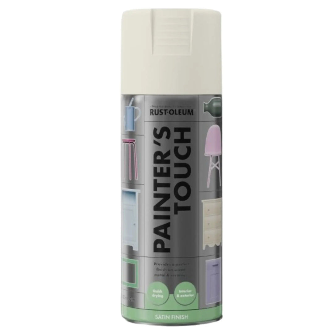 Rust-Oleum Painter's Touch spray paint can on a white background