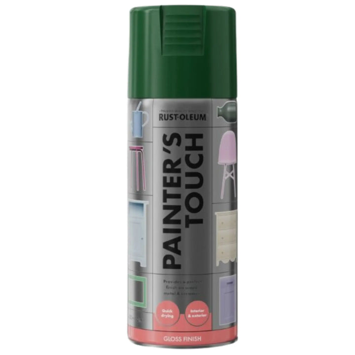 Rust-Oleum Painter's Touch spray paint can on a white background