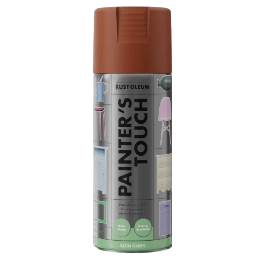 Rust-Oleum Painter's Touch spray paint can on a white background