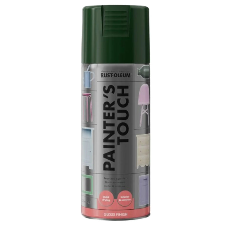 Rust-Oleum Painter's Touch spray paint can on a white background