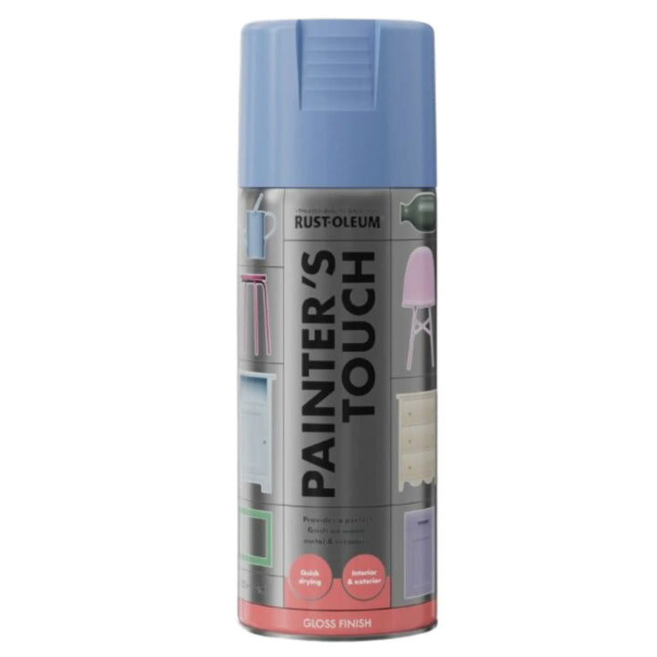 Rust-Oleum Painter's Touch spray paint can on a white background