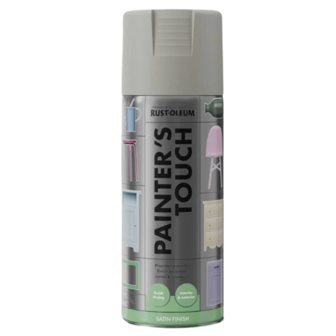 Rust-Oleum Painter's Touch spray paint can on a white background