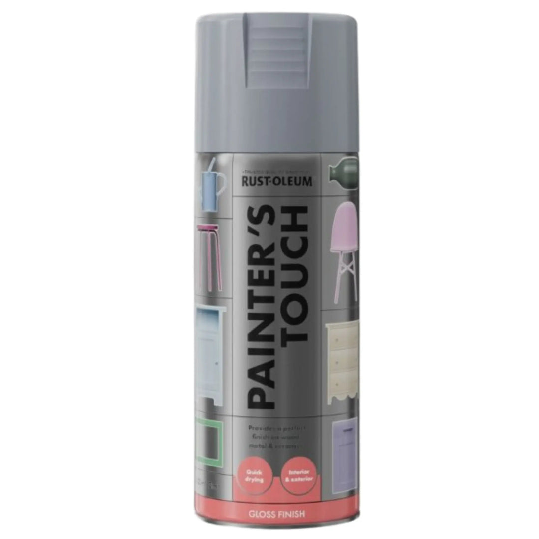 Rust-Oleum Painter's Touch spray paint can on a white background