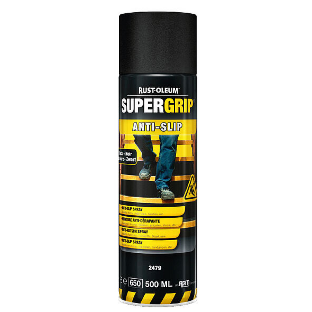 Rust-Oleum Supergrip Anti Slip Aerosol 500ml - Black