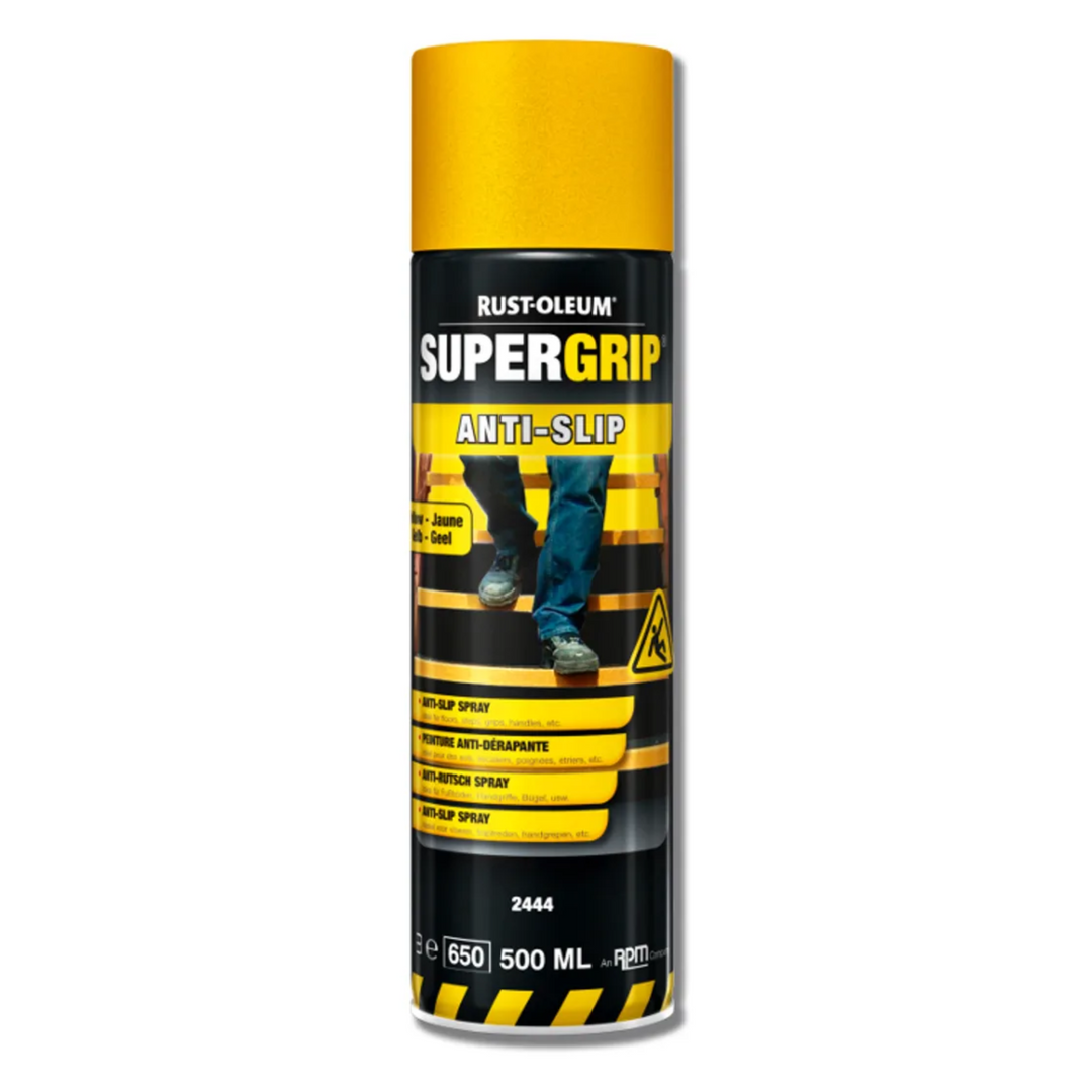 Rust-Oleum Supergrip Anti Slip Aerosol 500ml - Yellow