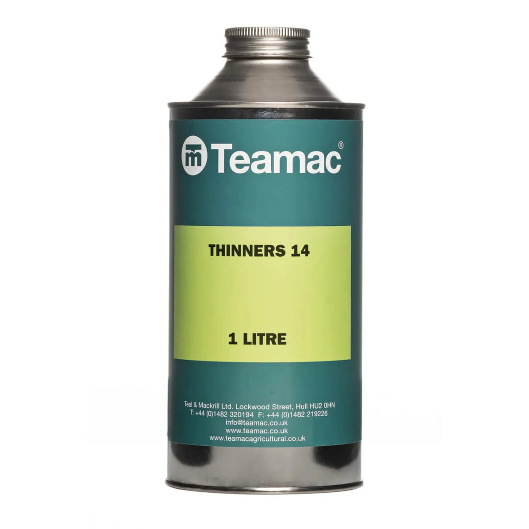 Teamac thinners 14 canister on a white background