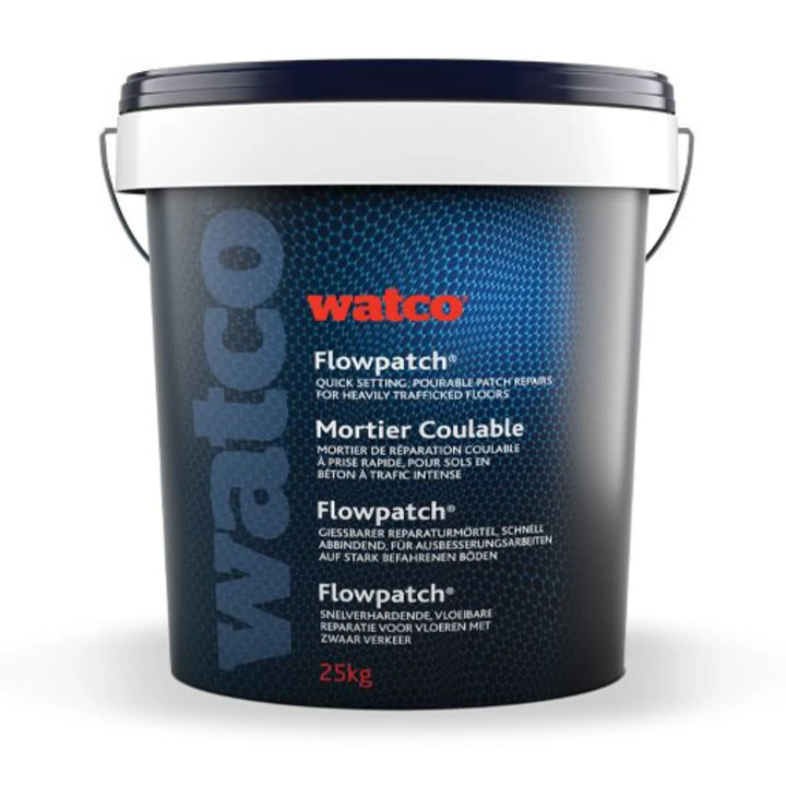 Watco Flowpatch 25kg Grey on white background