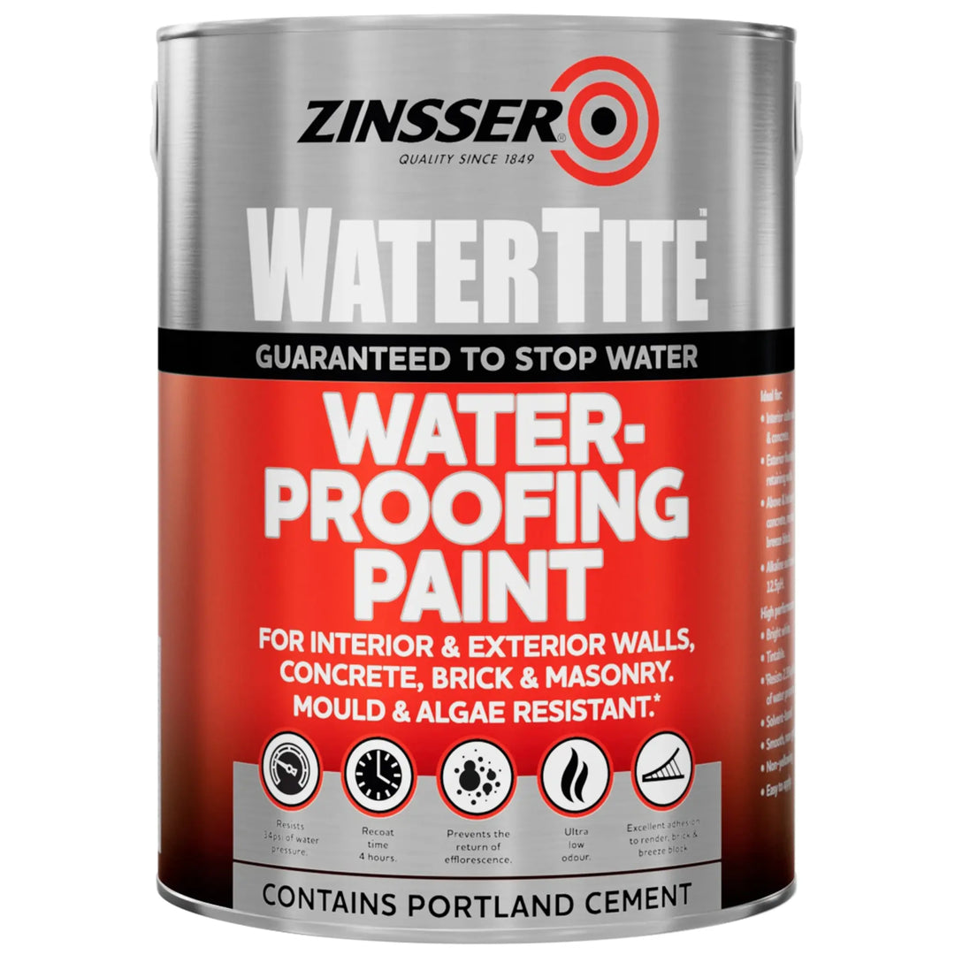 Zinsser WaterTite® – Waterproofing Masonry Paint for Wet or Dry Walls